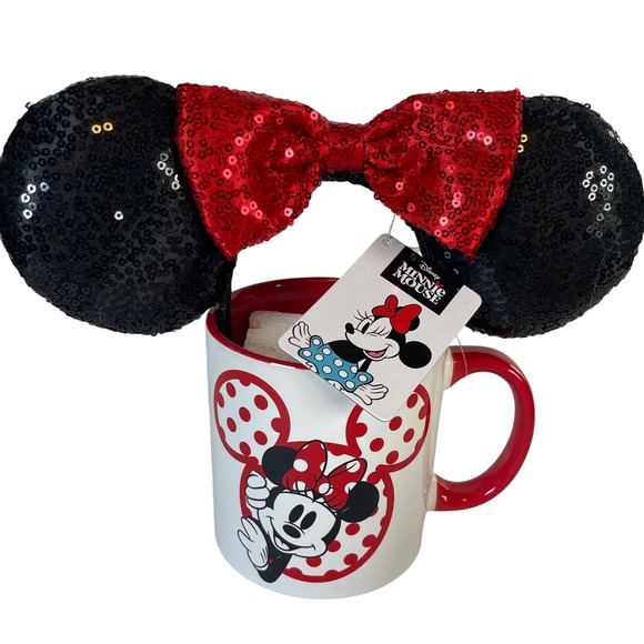 Minnie Mouse Mug with Minnie Mouse Ears‎ Headband Large Mug - Picture 1 of 6